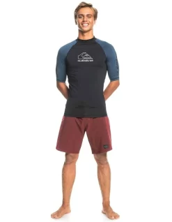 Quiksilver On Tour Rashguard In Insignia Blue -Men Clothing Store 933863680 4 1 720x928