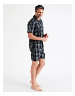 Short Sleeve Softwash Poplin PJ Set In Beach Check -Men Clothing Store 934046920 5 720x928