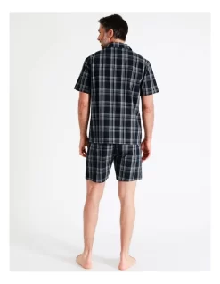 Short Sleeve Softwash Poplin PJ Set In Beach Check -Men Clothing Store 934046920 6 720x928
