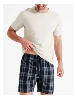 Short Sleeve Soft Wash Tee & Short Set In Beach Check -Men Clothing Store 934047460 3 720x928