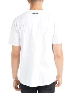 Bellevue T-Shirt In White 9 Bellevue T-Shirt In White -Men Clothing Store 934771510 4 1 720x928