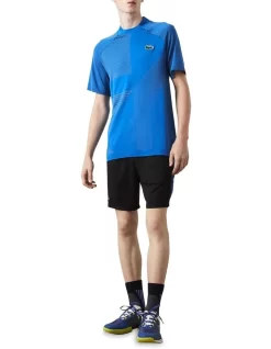 Lacoste Team Leader Seamless Polo In Blue