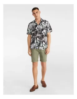 Daniel Stretch Short In Sage -Men Clothing Store 939000340 5 720x928