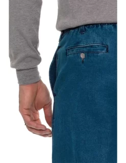Elasticated Waist Denim Pant Blue 9 Elasticated Waist Denim Pant Blue -Men Clothing Store 941495060 4 1 720x928