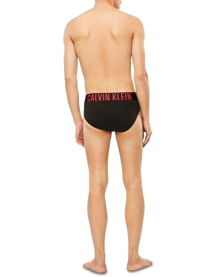 Calvin Klein Intense Power Cotton Briefs 3 Pack In Black Multi 5 Calvin Klein Intense Power Cotton Briefs 3 Pack In Black Multi - Image 3