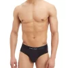 Calvin Klein Embossed Icon Cotton Hip Brief In Black 2 Calvin Klein Embossed Icon Cotton Hip Brief In Black -Men Clothing Store 942251050 1 720x928