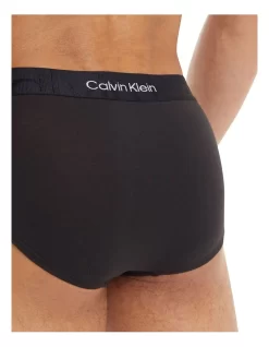 Calvin Klein Embossed Icon Cotton Hip Brief In Black -Men Clothing Store 942251050 3 720x928