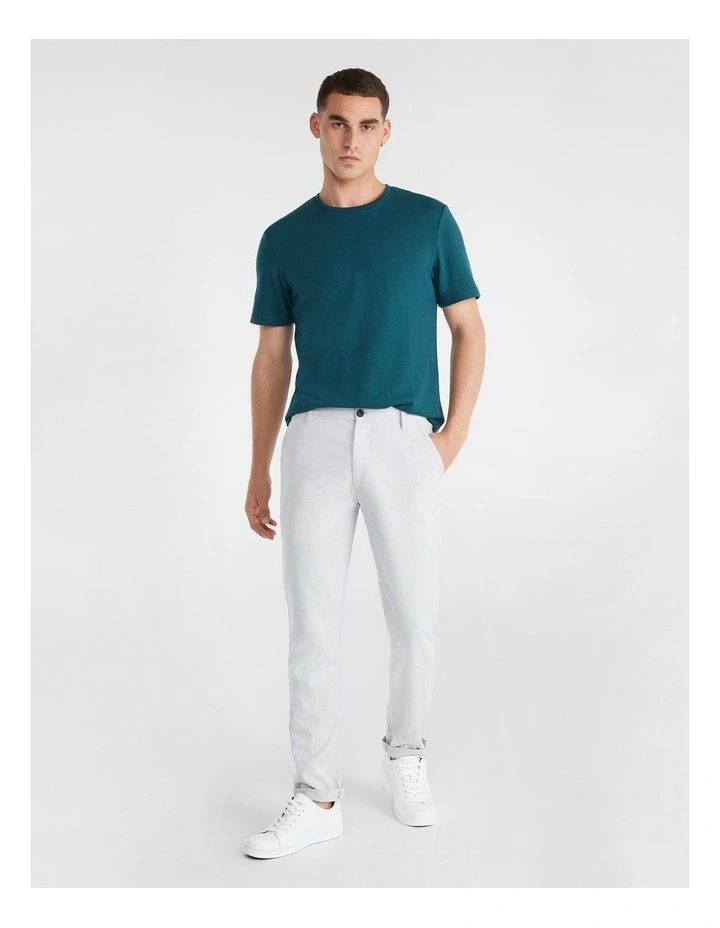 Mesh Textured Tee In Teal 7 Mesh Textured Tee In Teal - Image 5