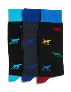 Dogs-A-Plenty Socks 3 Pack In Multi -Men Clothing Store 944727490 3 720x928