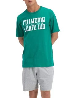 Champion Sporty Tee In Green