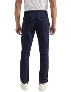 Oxford Stretch Organic Cotton Skinny Fit Chinos In Navy -Men Clothing Store 948098620 3 720x928