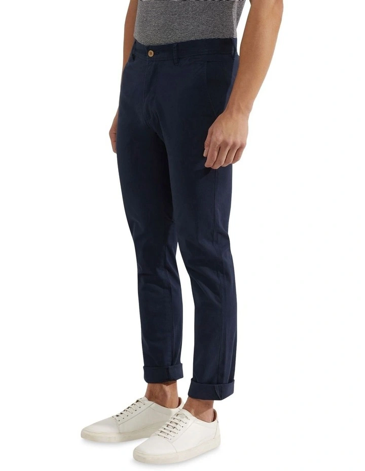 Oxford Danny Casual Organic Cotton Chinos In Navy 4 Oxford Danny Casual Organic Cotton Chinos In Navy - Image 2