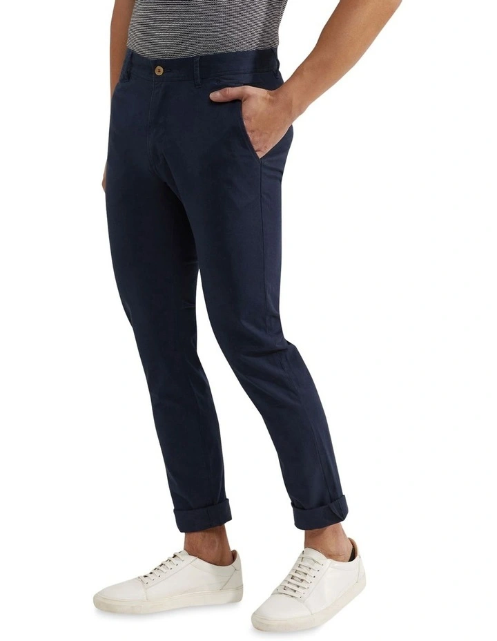 Oxford Danny Casual Organic Cotton Chinos In Navy 6 Oxford Danny Casual Organic Cotton Chinos In Navy - Image 4