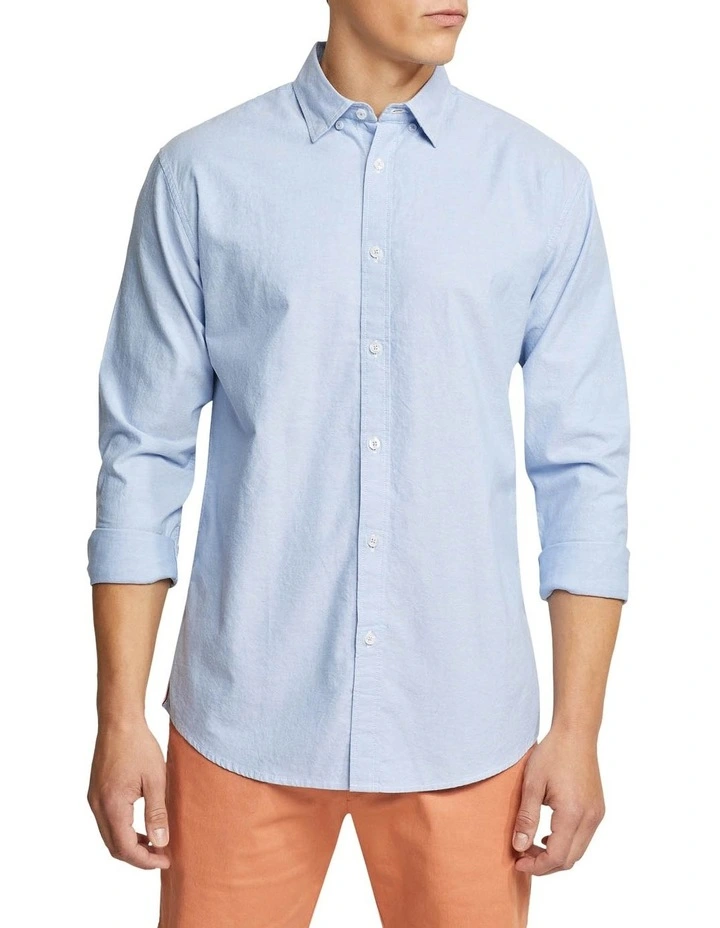 Oxford Shoreditch Button Down Shirt In Light Blue 3 Oxford Shoreditch Button Down Shirt In Light Blue