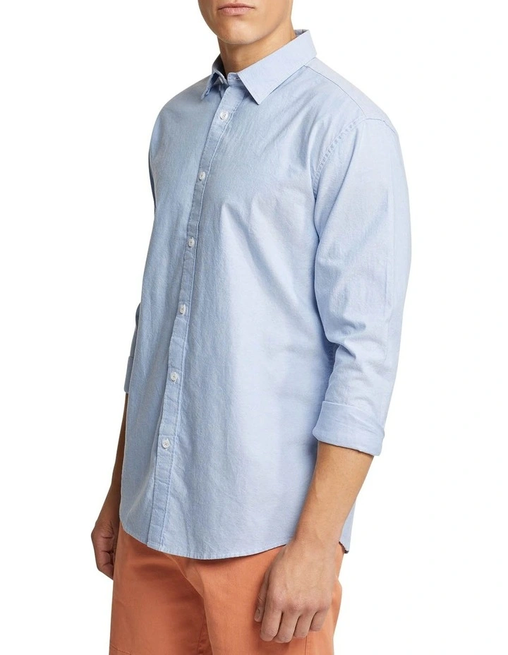 Oxford Shoreditch Button Down Shirt In Light Blue 5 Oxford Shoreditch Button Down Shirt In Light Blue - Image 3