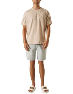 Minimal Logo Tee In Beige -Men Clothing Store 950262490 4 720x928