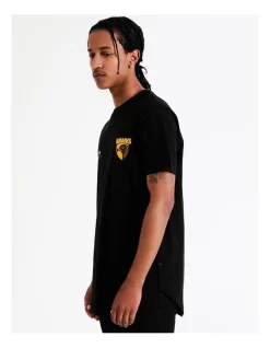 Hawthorn Curved Hem Tee In Black 11 Hawthorn Curved Hem Tee In Black -Men Clothing Store 950383180 5 720x928