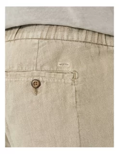 The Baller Linen Short In Beige 8 The Baller Linen Short In Beige -Men Clothing Store 951148720 3 720x928