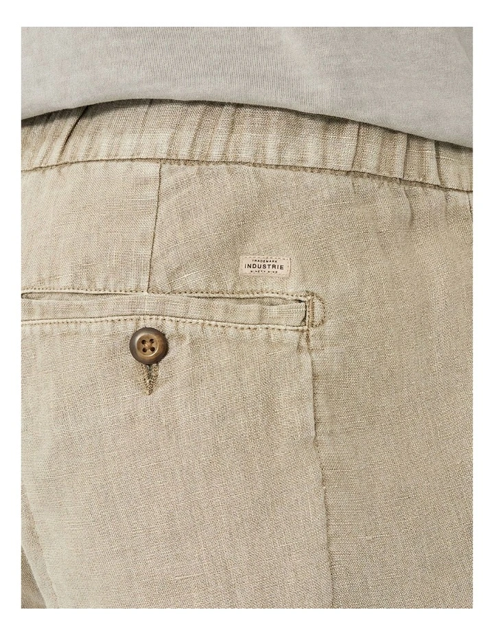 The Baller Linen Short In Beige 5 The Baller Linen Short In Beige - Image 3