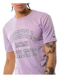 Russell Athletic Numeral Arch Tee Mauve 10 Russell Athletic Numeral Arch Tee Mauve -Men Clothing Store 951262570 4 720x928