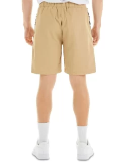 The Ath Zip Woven Short In Beige -Men Clothing Store 951644710 4 1 720x928
