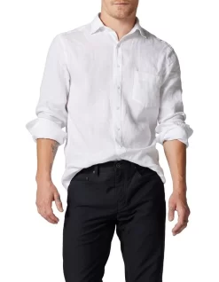 Men Clothing Store 17 Coromandel Sports Fit Shirt In Snow