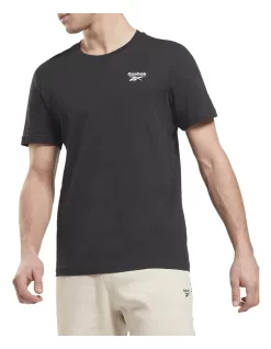 Reebok Left Chest Logo Tee In Black -Men Clothing Store 953135830 3 720x928