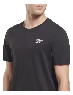 Reebok Left Chest Logo Tee In Black -Men Clothing Store 953135830 5 720x928