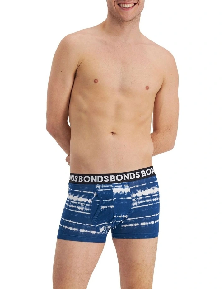 Bonds Everyday Fashion Trunks 3-Pack In Tie Dye Dream 3 Bonds Everyday Fashion Trunks 3-Pack In Tie Dye Dream