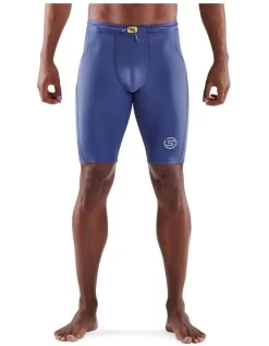 SKINS Series 3 Compression Half Tights Activewear In Blue