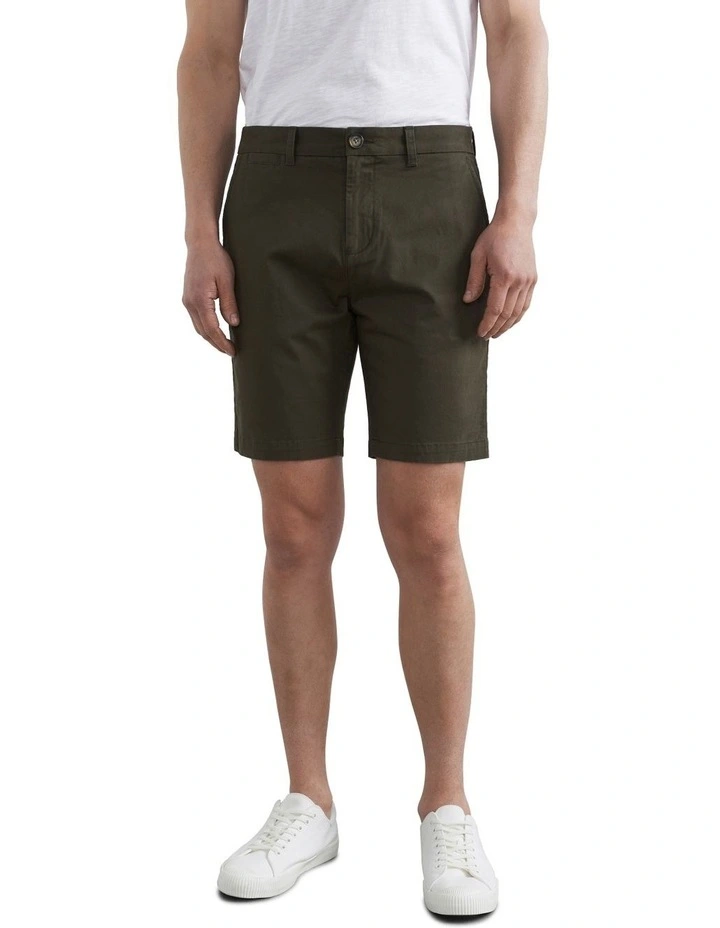 French Connection Slim Chino Short In Khaki 3 French Connection Slim Chino Short In Khaki