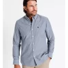 Harris Long Sleeve Stripe Shirt In Navy 2 Harris Long Sleeve Stripe Shirt In Navy -Men Clothing Store 956984320 1 720x928