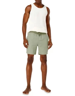 Linen Shorts In Olive 10 Linen Shorts In Olive -Men Clothing Store 958335220 4 720x928