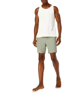 Linen Shorts In Olive 11 Linen Shorts In Olive -Men Clothing Store 958335220 5 720x928