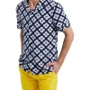 Poppy Camper Short Sleeve Shirt In Navy 2 Poppy Camper Short Sleeve Shirt In Navy -Men Clothing Store 958335580 1 720x928