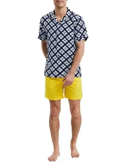 Poppy Camper Short Sleeve Shirt In Navy -Men Clothing Store 958335580 4 720x928