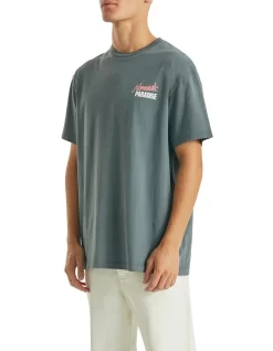 Wave Relaxed Tee In Charcoal -Men Clothing Store 958490110 3 720x928