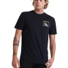 Quiksilver Blue Dreams Short Sleeve T-Shirt In Black -Men Clothing Store 959060530 1 720x928