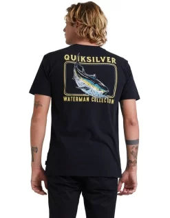 Quiksilver Blue Dreams Short Sleeve T-Shirt In Black -Men Clothing Store 959060530 3 720x928
