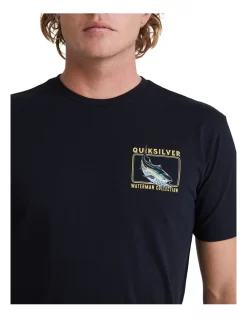 Quiksilver Blue Dreams Short Sleeve T-Shirt In Black -Men Clothing Store 959060530 4 720x928