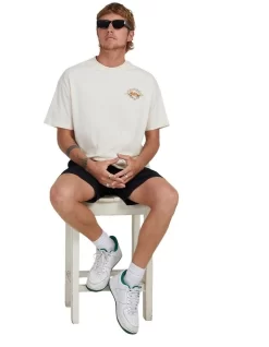 Quiksilver Lost Tracks Short Sleeve T-Shirt In Birch