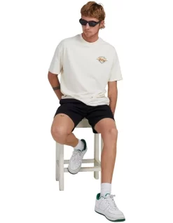 Quiksilver Lost Tracks Short Sleeve T-Shirt In Birch -Men Clothing Store 959123080 4 720x928