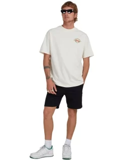 Quiksilver Lost Tracks Short Sleeve T-Shirt In Birch -Men Clothing Store 959123080 6 720x928