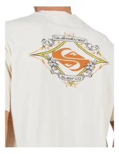 Quiksilver Lost Tracks Short Sleeve T-Shirt In Birch -Men Clothing Store 959123080 7 720x928