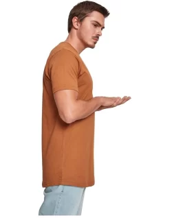 URBAN CLASSICS Shaped Long Tee In Toffee -Men Clothing Store 959529430 3 720x928