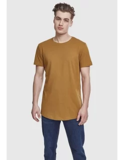 URBAN CLASSICS Shaped Long Tee In Toffee -Men Clothing Store 959529430 7 720x928