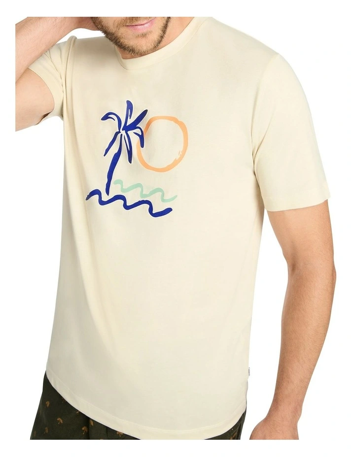 Vitamin Sea Tee In Ecru 6 Vitamin Sea Tee In Ecru - Image 4