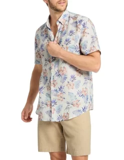Aloha Short Sleeve Shirt In Ecru