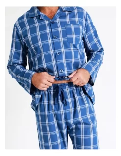 Essentials Long Sleeve Poplin PJ Set In Classic Check 11 Essentials Long Sleeve Poplin PJ Set In Classic Check -Men Clothing Store 963388990 4 720x928