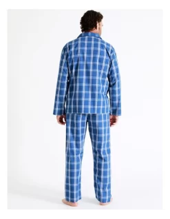 Essentials Long Sleeve Poplin PJ Set In Classic Check 13 Essentials Long Sleeve Poplin PJ Set In Classic Check -Men Clothing Store 963388990 6 720x928